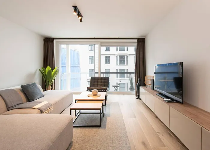 Luxueus, Ruim Op 350m Het Apartment Ostend